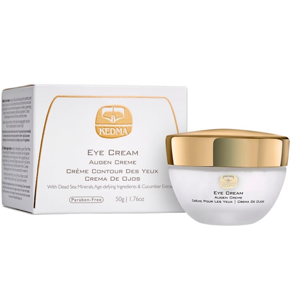 KEDMA Cosmetics Eye Cream With Dead Sea Minerals 1.76 Ounces NIB